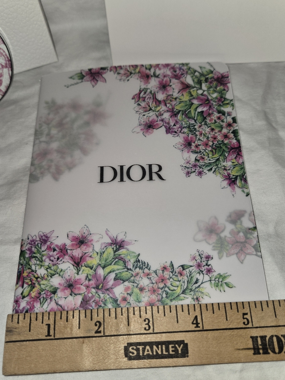 Dior Mirror + Floral Notebook Set w/ Box Gift - Picture 3 of 7